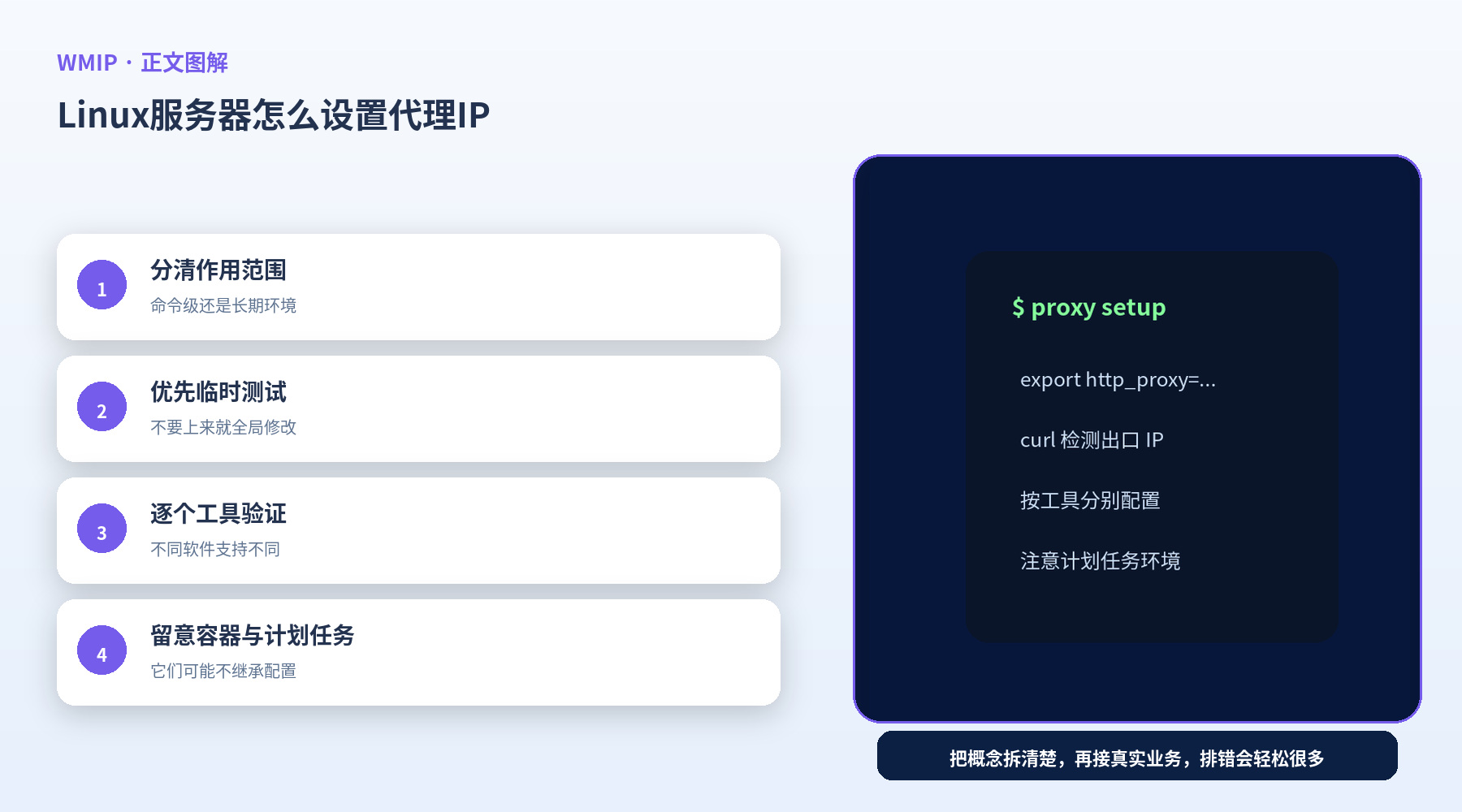 Linux服务器怎么设置代理IP？命令行环境的基础思路