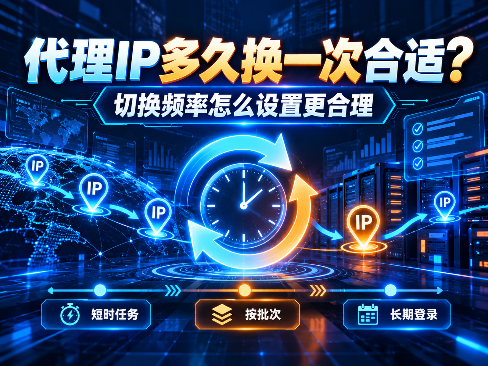 代理IP多久换一次合适？切换频率怎么设置更合理